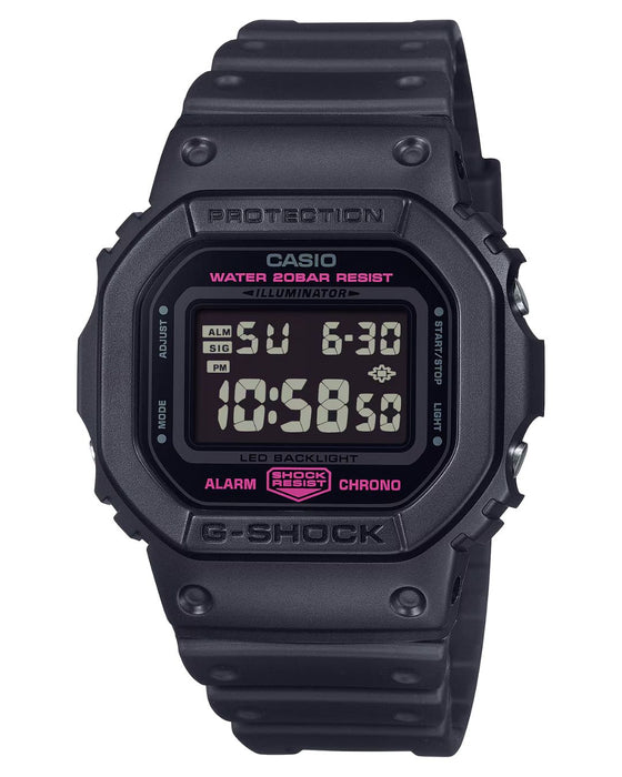 Reloj G-Shock deportivo correa de resina DW-5600PK-1