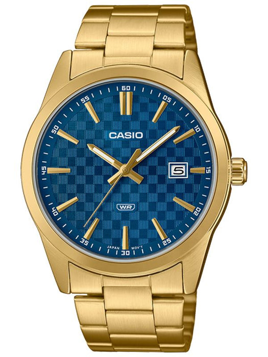 Reloj casual correa de acero inoxidable MTP-VD03G-2A
