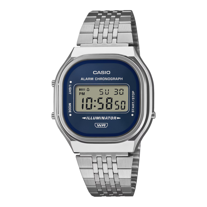 Casio Vintage A140WE-2A — Esfera Azul Marino