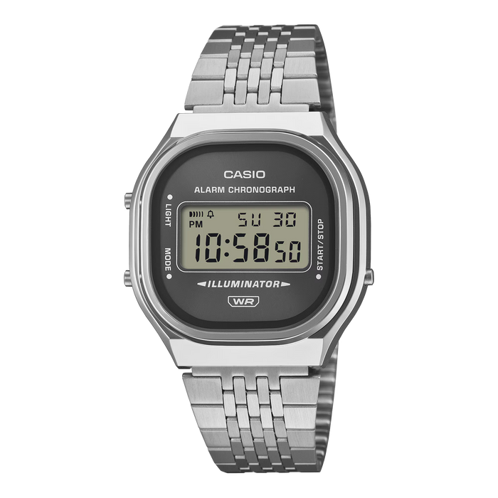Casio Vintage A140WE-8A — Esfera Gris