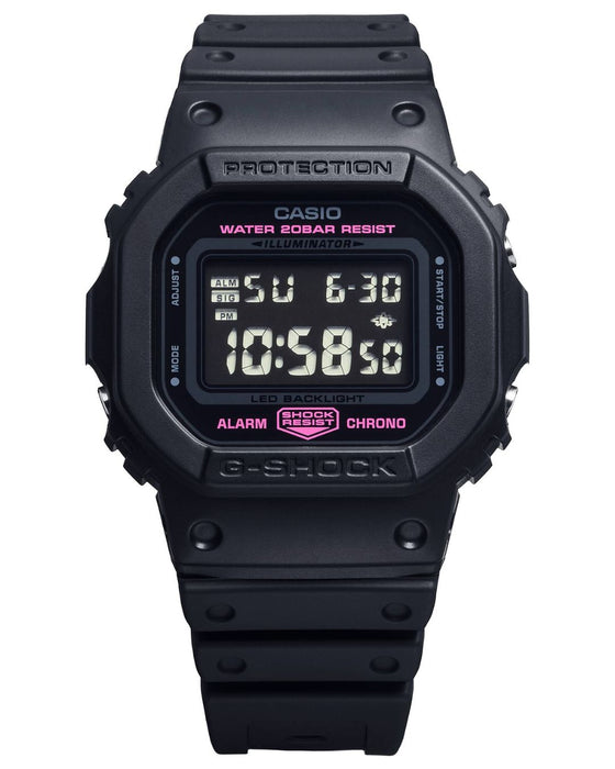 Reloj G-Shock deportivo correa de resina DW-5600PK-1