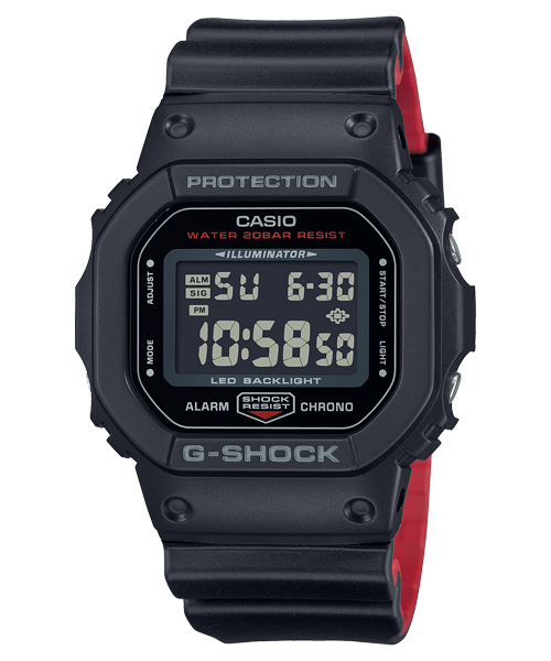 Reloj G-Shock deportivo correa de resina DW-5600UHR-1