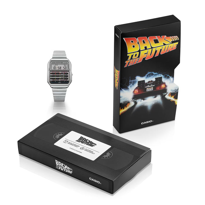 Reloj Casio Modelo de colaboración de Volver al futuro CA-500WEBF-1A