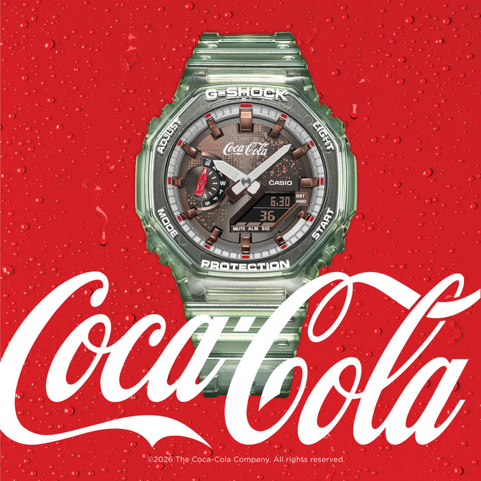 Casio G-Shock GA-2100CC-3A — Edición Limitada Coca-Cola® 140 Aniversario