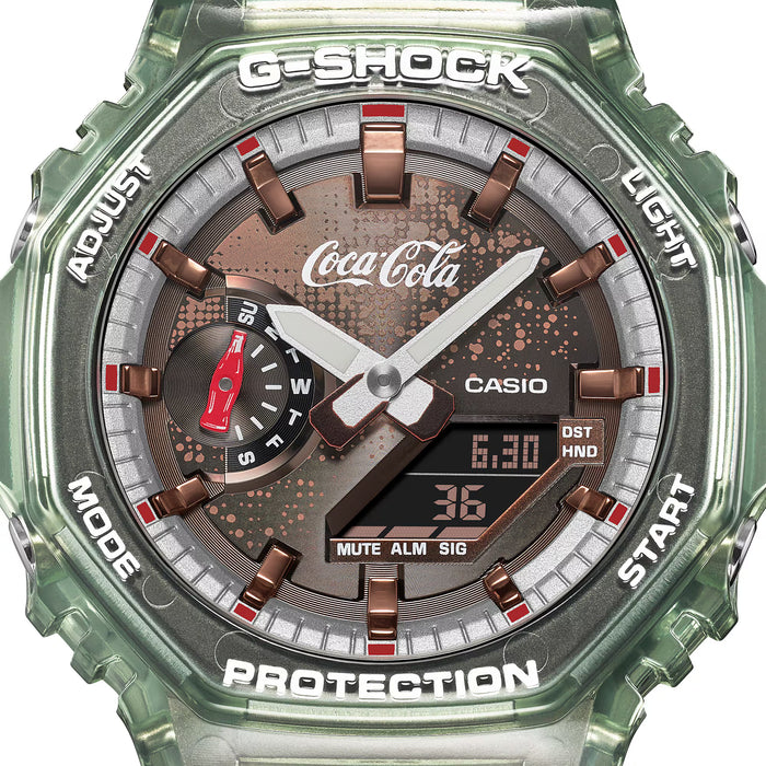 Casio G-Shock GA-2100CC-3A — Edición Limitada Coca-Cola® 140 Aniversario