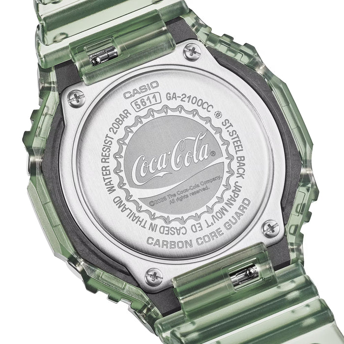 Casio G-Shock GA-2100CC-3A — Edición Limitada Coca-Cola® 140 Aniversario