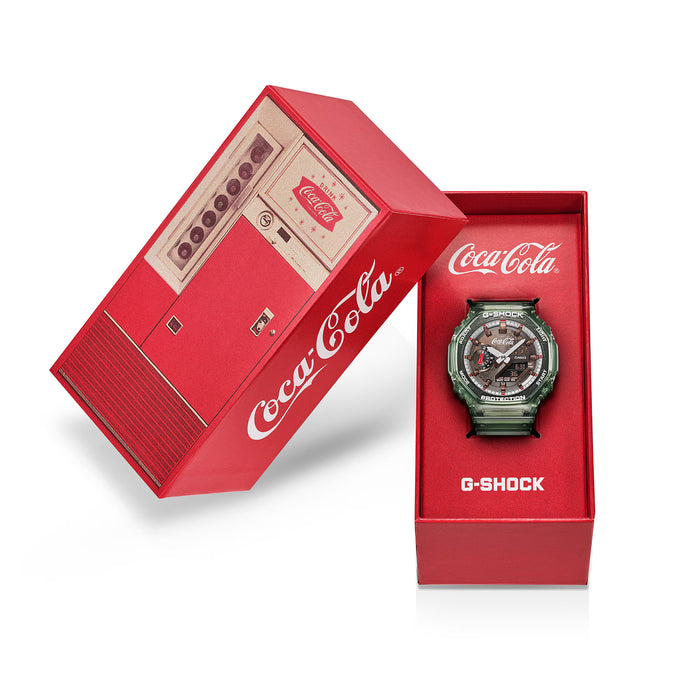 Casio G-Shock GA-2100CC-3A — Edición Limitada Coca-Cola® 140 Aniversario