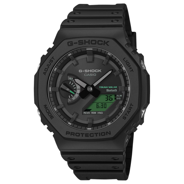 Casio G-Shock GA-B2100BEG-1A — Negro / Verde Electro