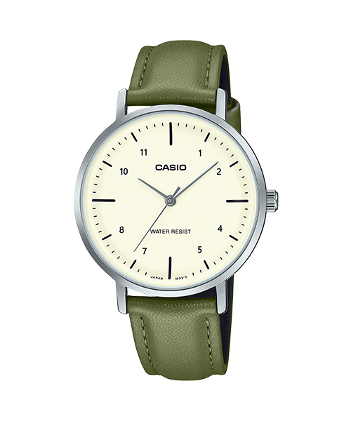Reloj casual de cuero LTP-VT03L-3B