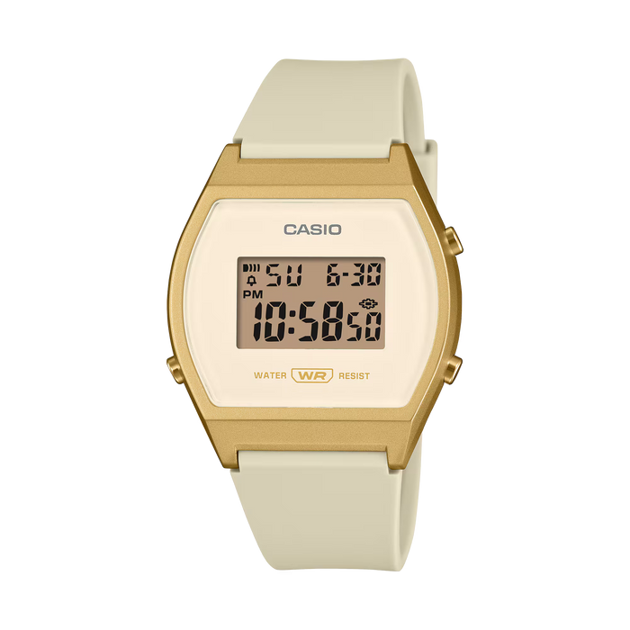 Casio LW-204-9A — Esfera Negra / Bisel Negro