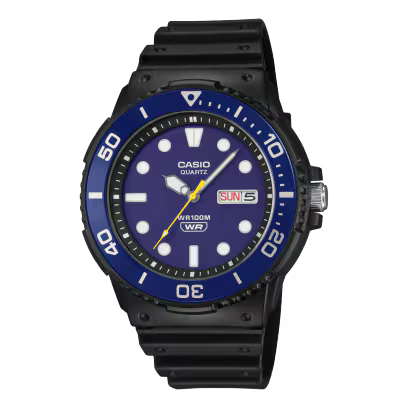 Casio MRW-230H-2EV — Esfera Azul / Bisel Azul