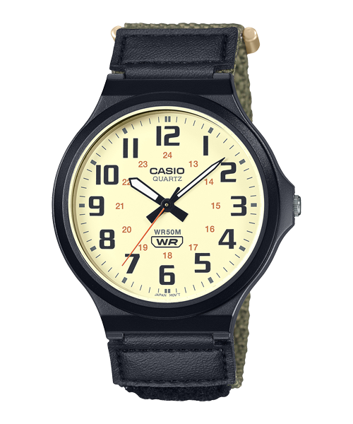 Reloj casual correa de resina MW-240B-3BV