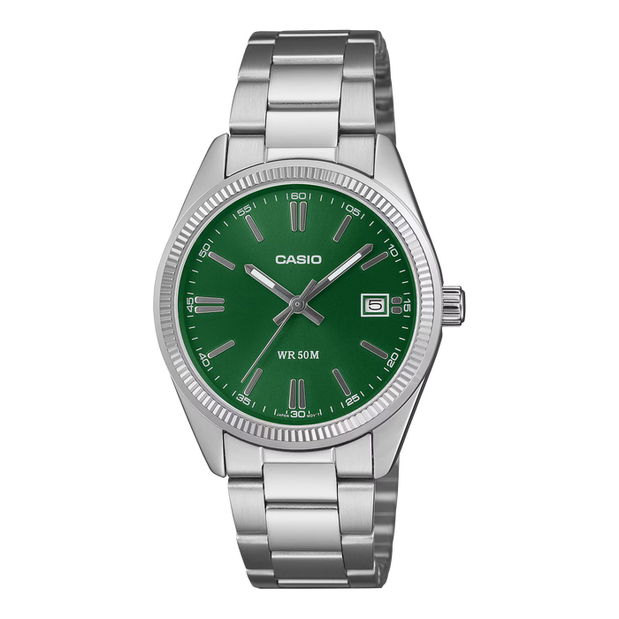 Casio UTP-1302PD-3A1V — Esfera Verde / Tono Dorado