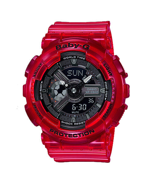 Reloj Baby-G deportivo correa de resina BA-110CR-4A