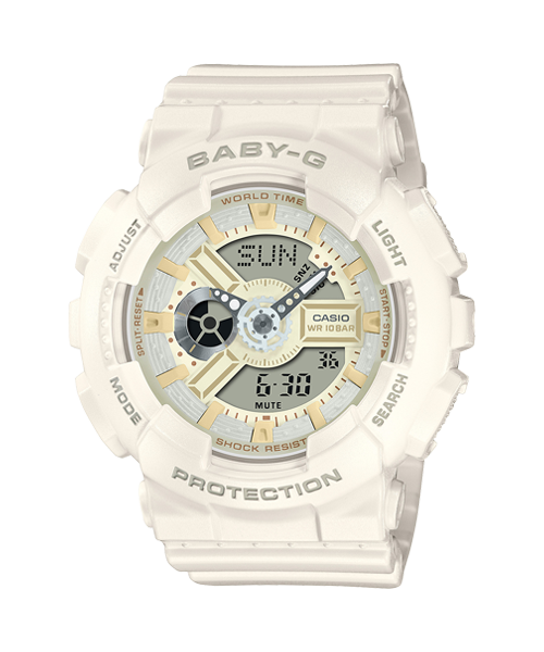 Reloj Baby-G deportivo correa de resina BA-110XSW-7A