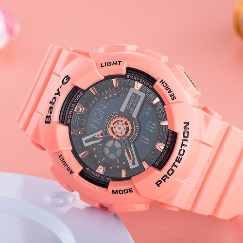 Reloj Baby-G deportivo correa de resina BA-111-4A2