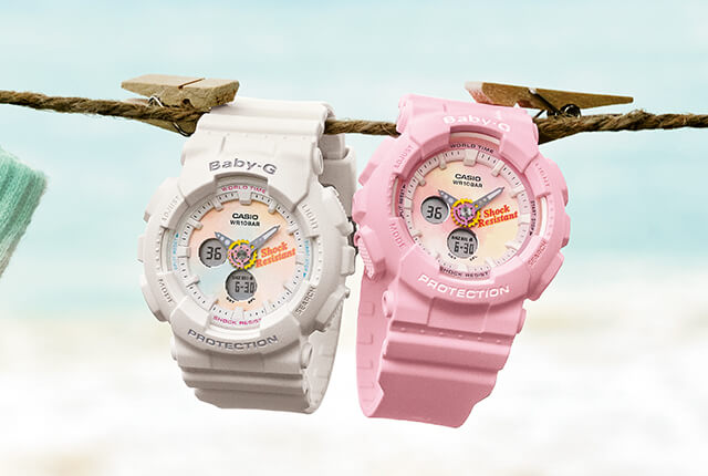 Reloj Baby-G deportivo correa de resina BA-120TG-4A