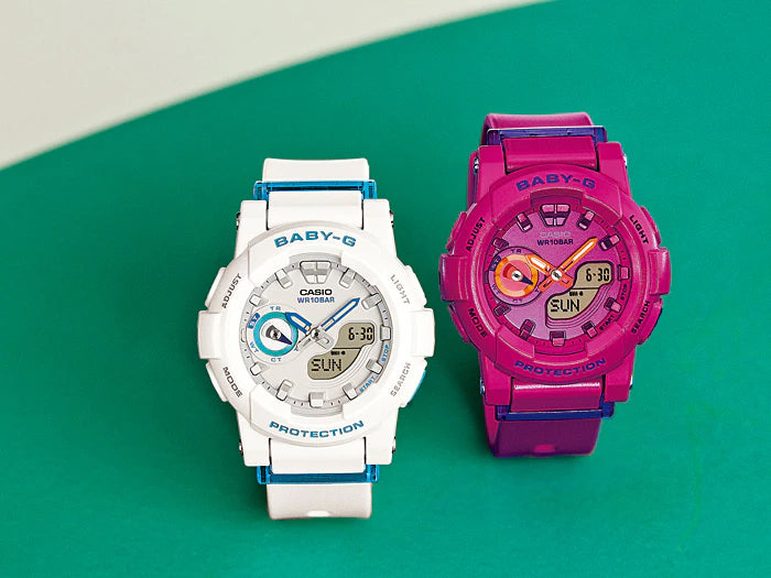 Reloj Baby-G deportivo correa de resina BGA-185FS-7A