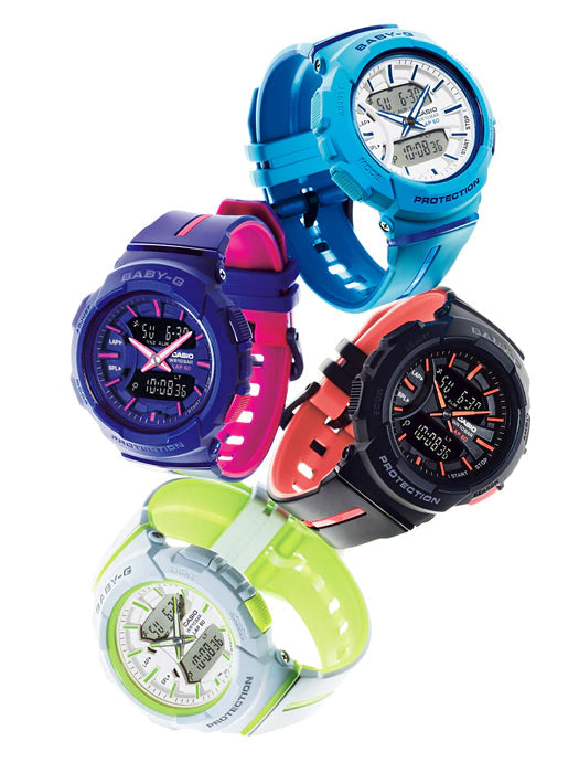 Reloj Baby-G deportivo correa de resina BGA-240L-2A2