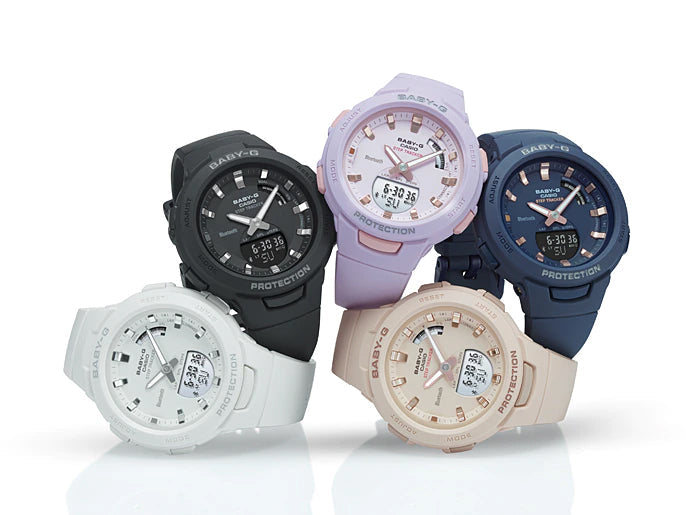 Reloj Baby-G casual correa de resina BSA-B100-7A