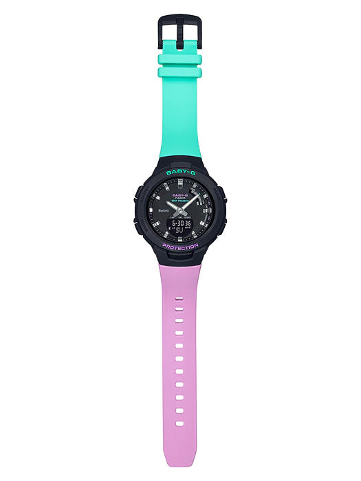 Reloj Baby-G deportivo correa de resina BSA-B100MT-1A