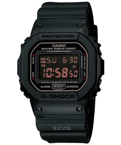 Reloj G-Shock deportivo correa de resina DW-5600MS-1