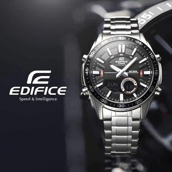 Reloj Edifice casual correa de acero inoxidable EFV-C100D-1AV