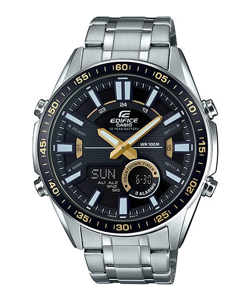 Reloj Edifice casual correa de acero inoxidable EFV-C100D-1BV