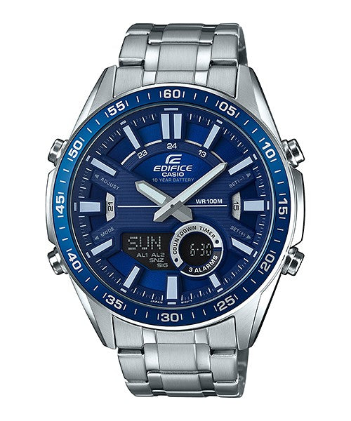 Reloj Edifice casual correa de acero inoxidable EFV-C100D-2AV