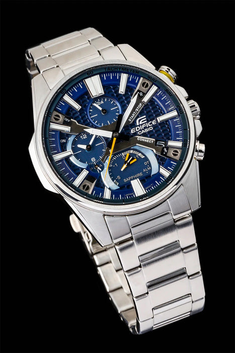 Reloj Edifice casual correa de acero inoxidable EQB-1200D-2A