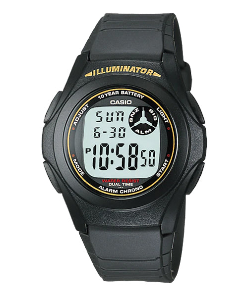 Reloj deportivo correa de resina F-200W-9A