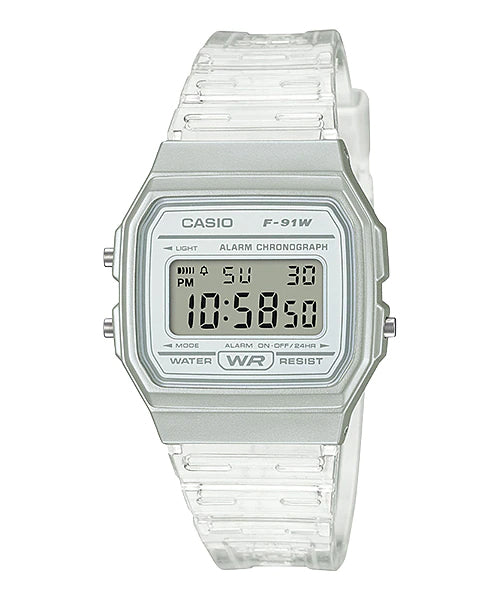 Reloj deportivo correa de resina F-91WS-7