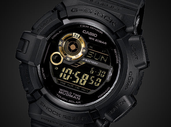 Reloj G-Shock deportivo correa de resina G-9300GB-1