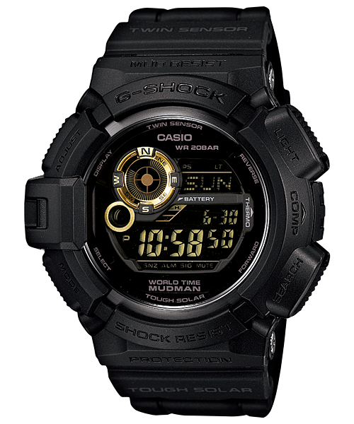 Reloj G-Shock deportivo correa de resina G-9300GB-1