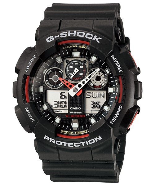 Reloj G-Shock deportivo correa de resina GA-100-1A4