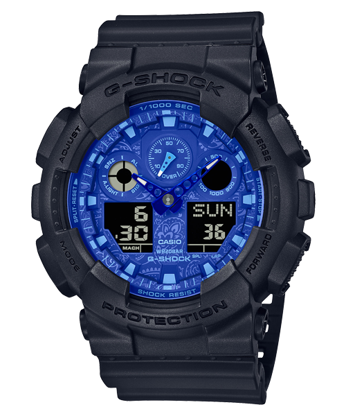 Reloj G-Shock deportivo correa de resina GA-100BP-1A