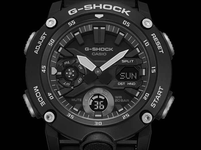 Reloj G-Shock deportivo correa de resina GA-2000S-1A