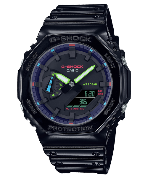 Reloj G-Shock edición Virtual Rainbow  GA-2100RGB-1A