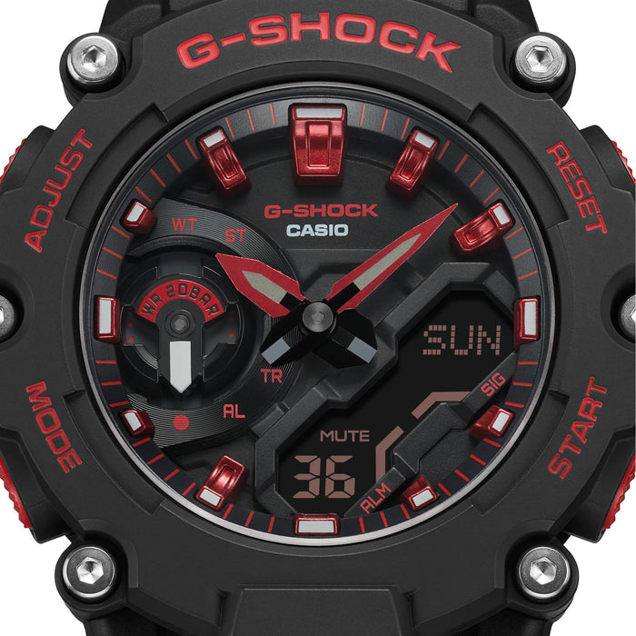 Reloj G-Shock deportivo correa de resina GA-2200BNR-1A