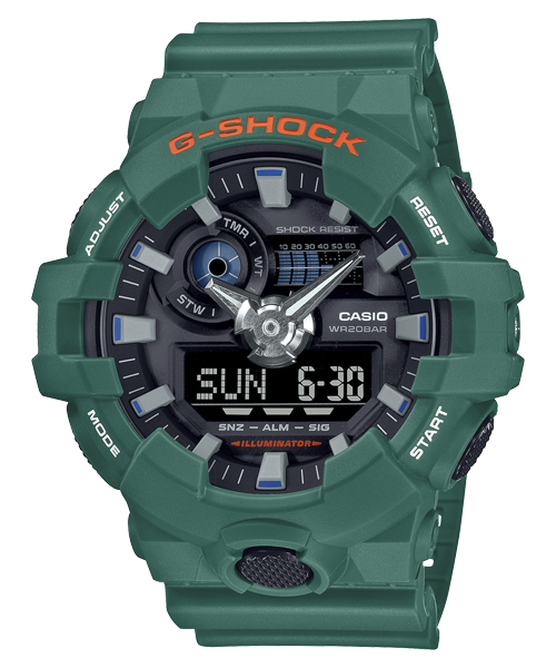 Reloj G-Shock deportivo correa de resina GA-700SC-3A