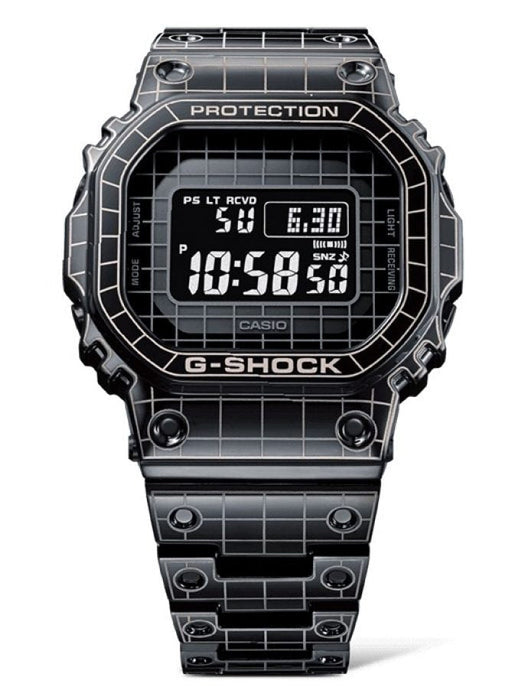 Reloj G-Shock deportivo correa de acero inoxidable GMW-B5000CS-1