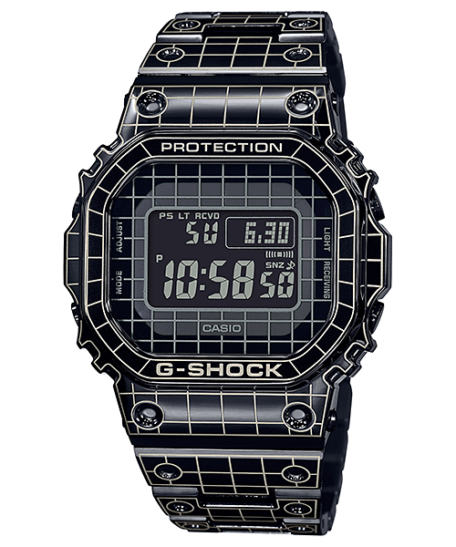 Reloj G-Shock deportivo correa de acero inoxidable GMW-B5000CS-1