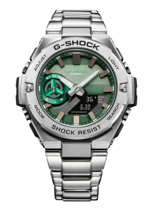 Reloj G-Shock deportivo correa de acero inoxidable GST-B500AD-3A