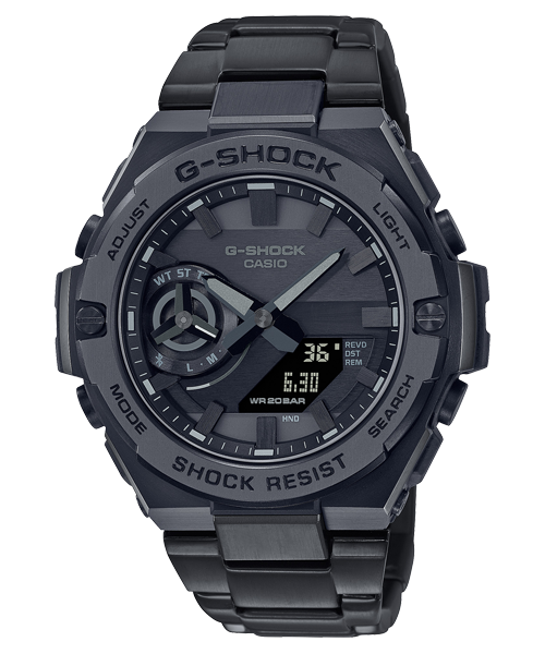Reloj G-Shock deportivo correa de acero inoxidable GST-B500BD-1A