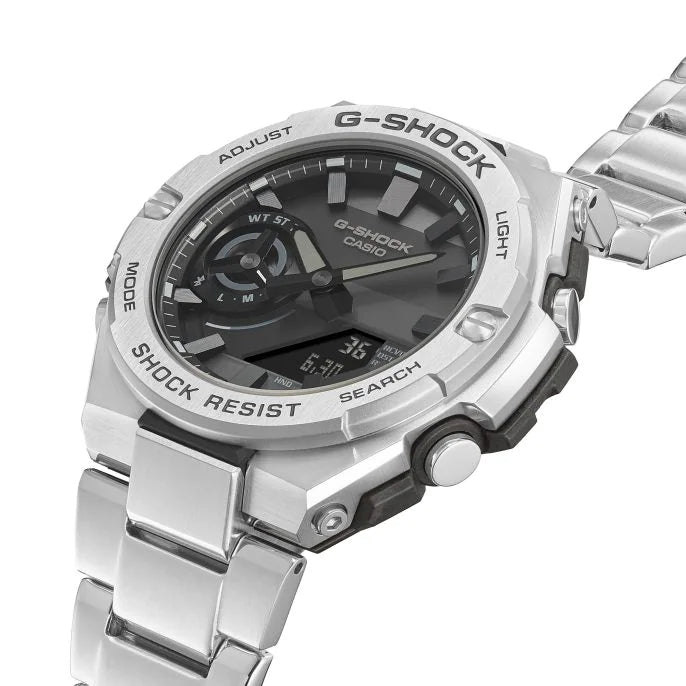 Reloj G-Shock deportivo correa de acero inoxidable GST-B500D-1A1