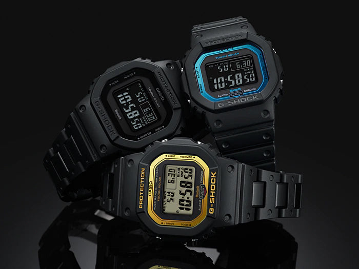 Reloj G-Shock deportivo correa de acero inoxidable GW-B5600BC-1B