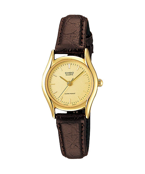 Casio Collection LTP-1094Q-9A — Esfera Blanca / Tono Dorado