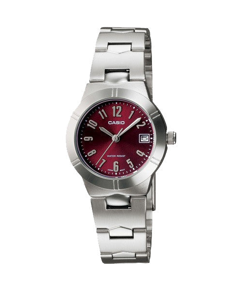 Reloj casual correa de acero inoxidable LTP-1241D-4A2