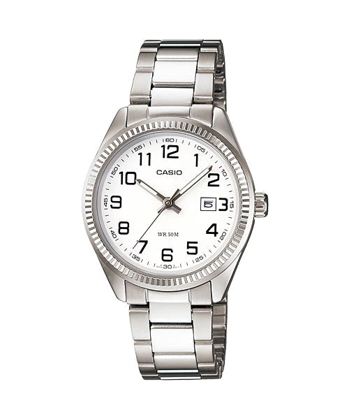 Reloj casual correa de acero inoxidable LTP-1302D-7BV