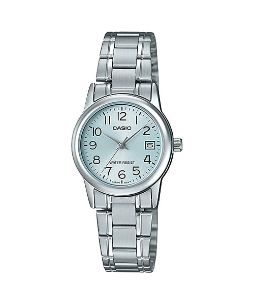 Reloj casual correa de acero inoxidable LTP-V002D-2B